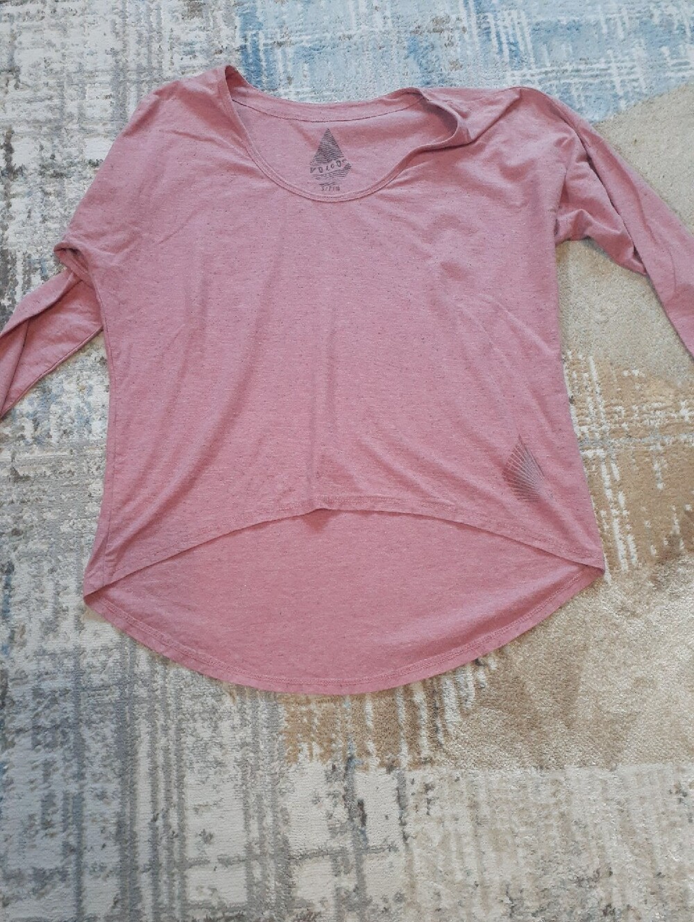 Volcom peach high low long sleeve top - Picture 5 of 5